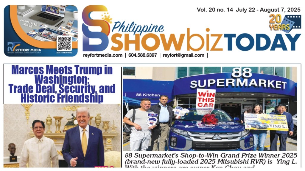 PHILIPPINE SHOWBIZ TODAY (July 22 – Aug&nbsp;7)