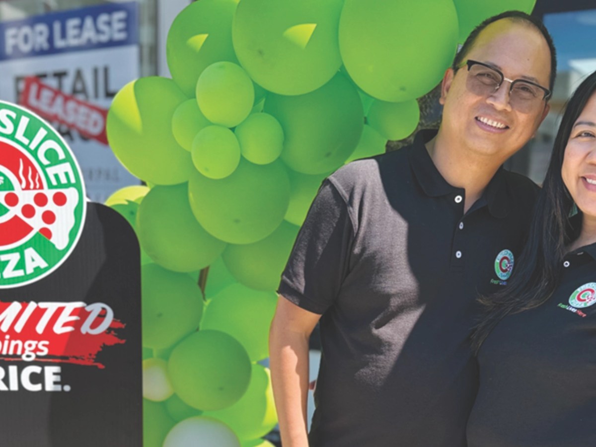 Marlon and Maylani Parel celebrate grand opening of Fresh Slice Pizza in&nbsp;Burnaby