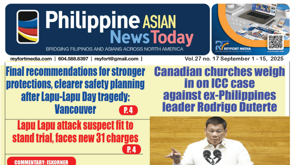 PHILIPPINE ASIAN NEWS TODAY (SEPTEMBER&nbsp;1-15)