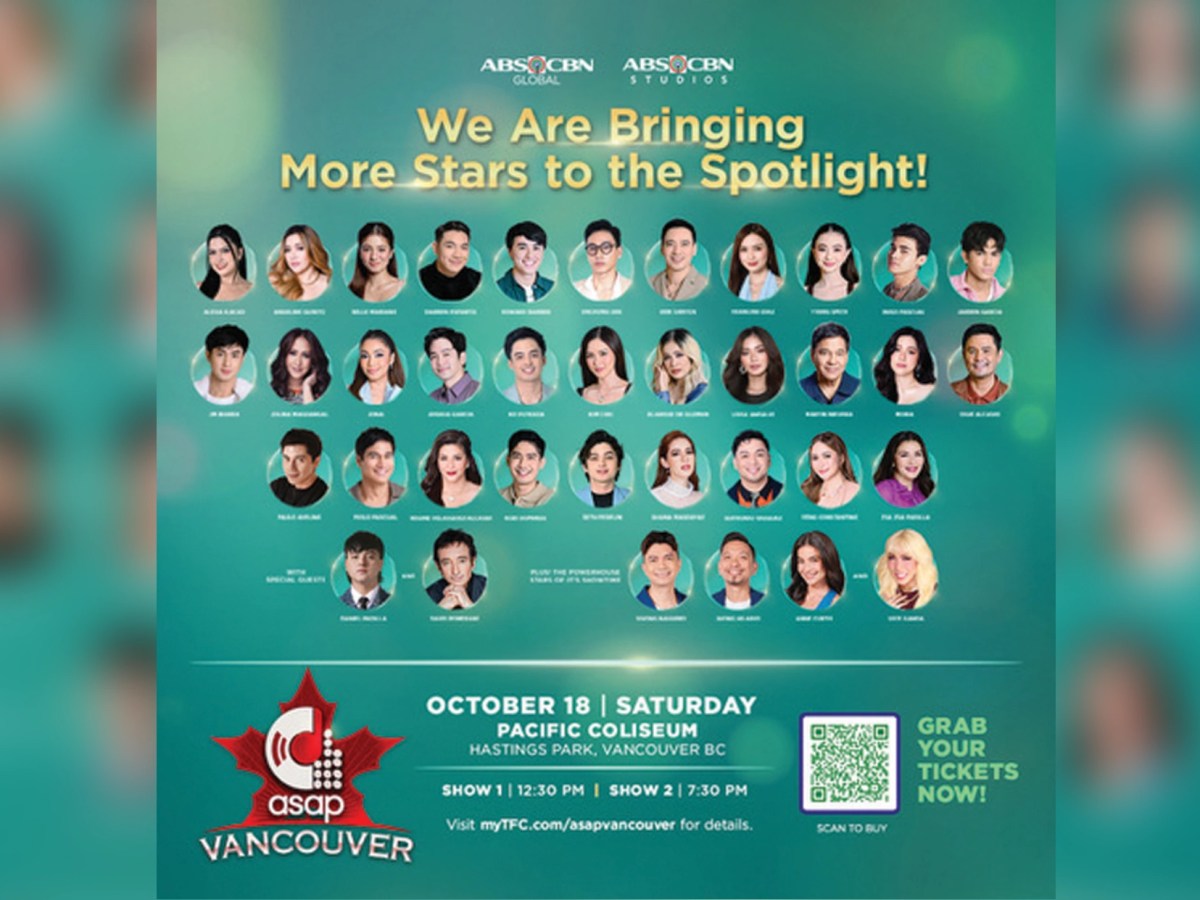 ASAP Brings Star-Studded Filipino Variety Show to&nbsp;Vancouver