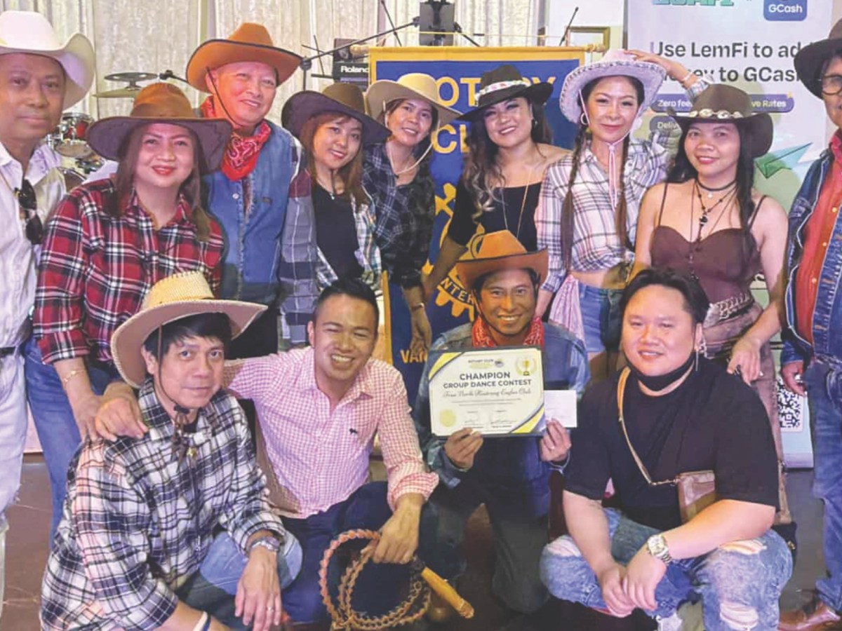The True North Hinirang Eagles Club supported “End Polio Now” while winning the Cowboy Party dance&nbsp;competition.