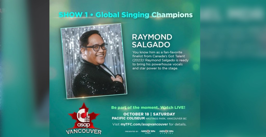 Canada’s Got Talent Finalist Raymond Salgado Joins Star-Studded ASAP 30&nbsp;Lineup