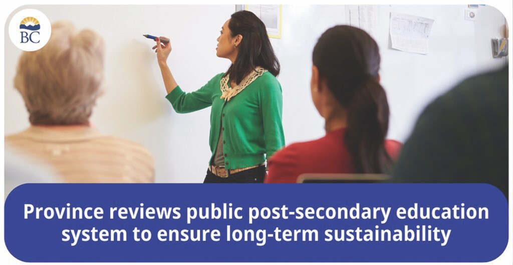 Province reviews public post-secondary system to ensure long-term&nbsp;sustainability
