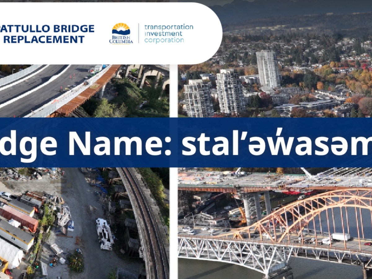 New bridge receives First Nations name, prepares to welcome&nbsp;traffic