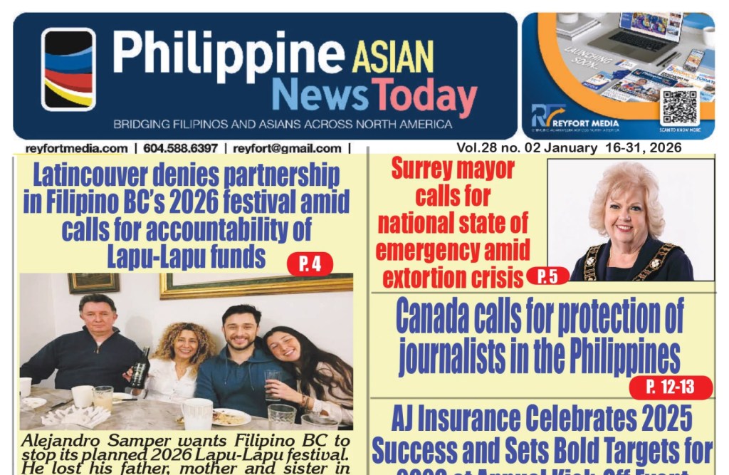 PHILIPPINE ASIAN NEWS TODAY (JANUARY&nbsp;16-31)