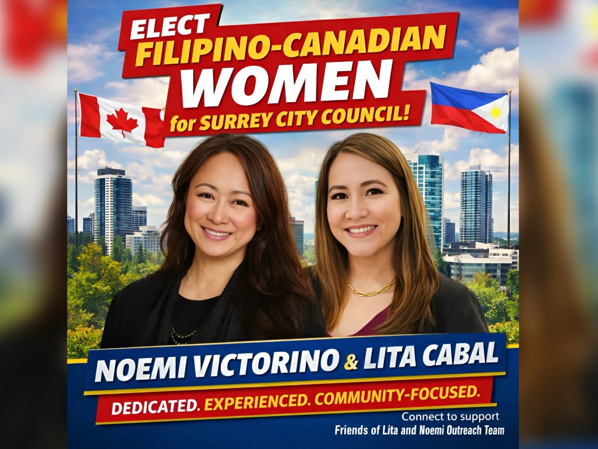 Two Outstanding and Exemplary Women Step Forward to Represent Surrey and the Filipino Community in City Council&nbsp;Race