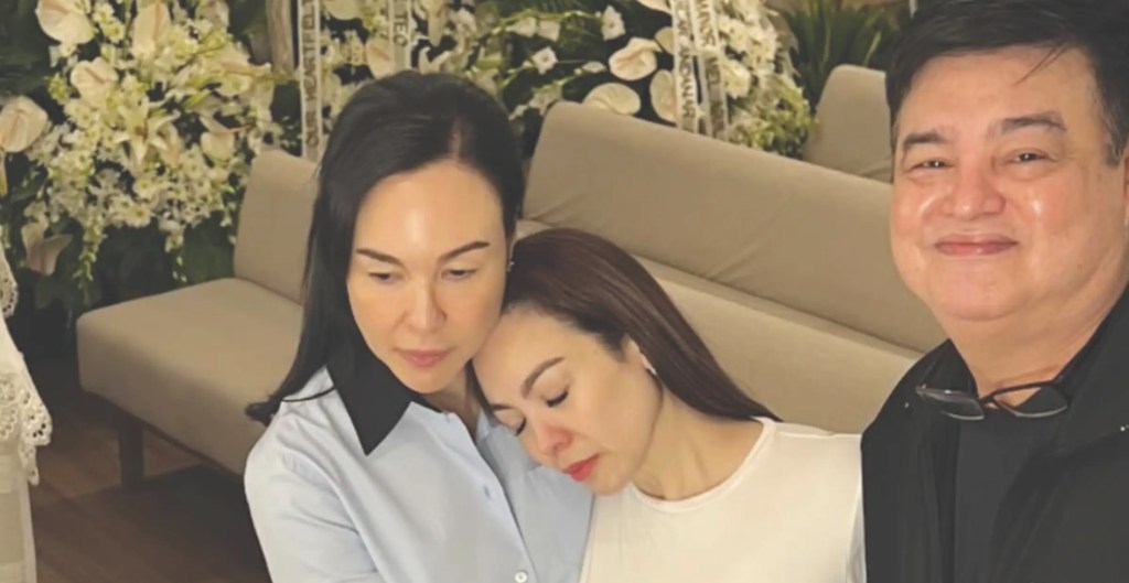 Gretchen Barretto, Claudine and Joaquin reunite at mom Inday’s&nbsp;wake