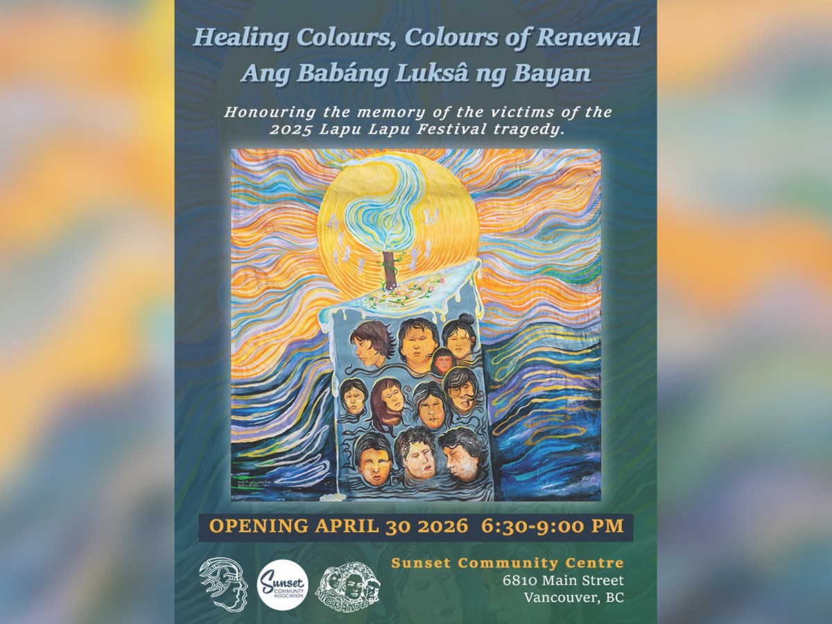 Healing Colours, Colours of Renewal: Ang Babáng Luksâ ng Bayan Sunset Community Centre | Vancouver, British Columbia Philippine Artists Network for Community Integrative Transformation (PANCIT) Opens on April 30,&nbsp;2026