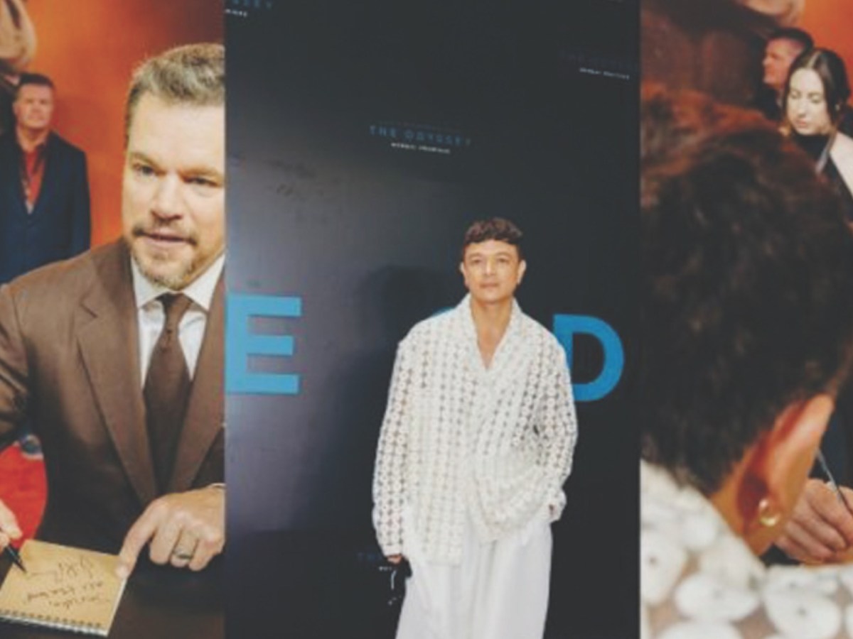 ‘I died’: Jericho Rosales gushes over meeting Matt Damon at ‘The Odyssey’ premiere in&nbsp;India